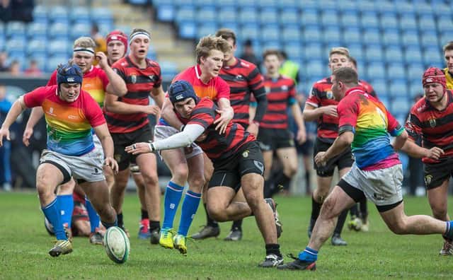 The University of Warwick and Coventry University men's rugby team battle for honours on the pitch