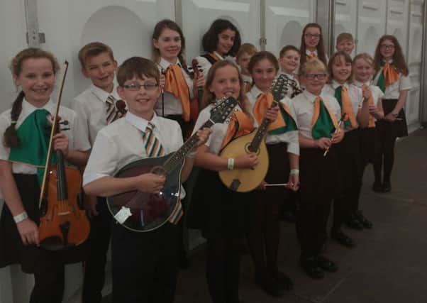 Members of Comhaltas at the All Ireland Fleadh Finals in 2016.