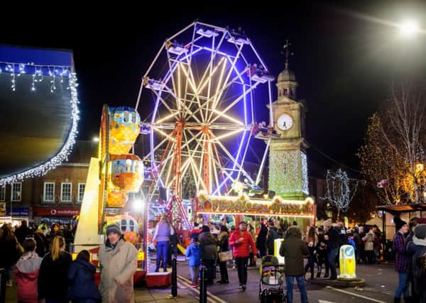Rugby Town Centre - Christmas Lights Switch On 2016 with a variety of stalls and attractions, live acts on stage including Union J, who officially switched this years 'Christmas Lights' on.

Pictured: NNL-161121-102131009