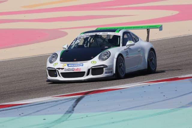 Tom Oliphant signed off his Middle East campaign with two second-place finishes in Bahrain. Picture: Porsche Middle East