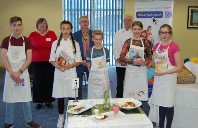 The finalists who competed at the Young Rotary Chef of the Year regional final
