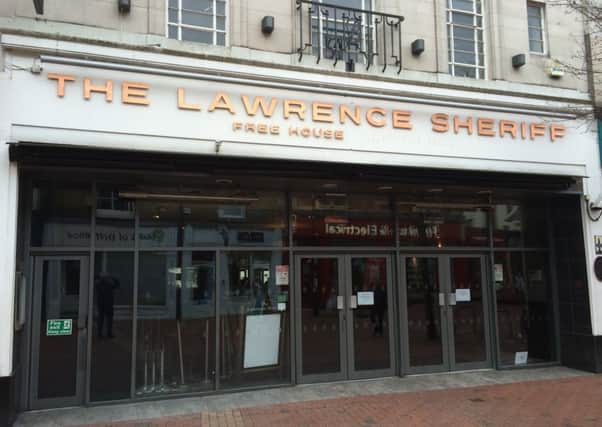 The Lawrence Sheriff pub in High Street, Rugby, will be back soon NNL-170316-150431001