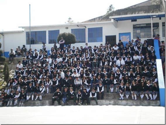Schoolchildren in Guatemala who have benefited from the project