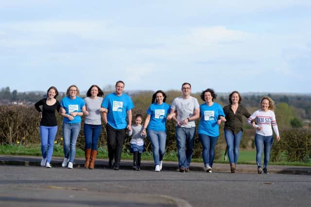 Pictured: Anna Garratt and friends, who are preparing to climb Snowdon for charity. Anna is doing the climb because it looks like she is soon to be diagnosed with MS so wants to do as many things like this as possible while she still can. NNL-170322-002948009