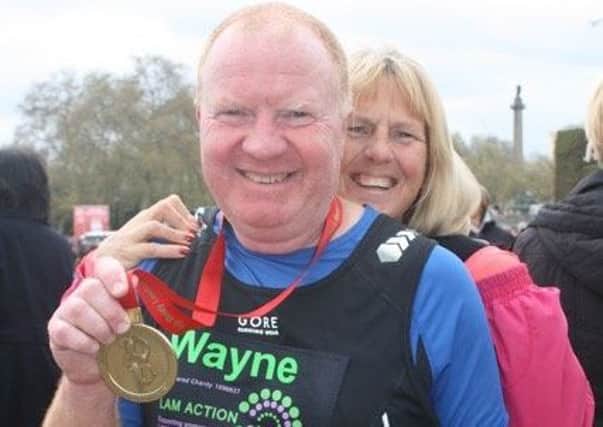 Wayne Olorenshaw will be running the London Marathon.