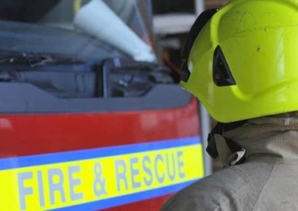Firefighters rushed to tackle the blaze
