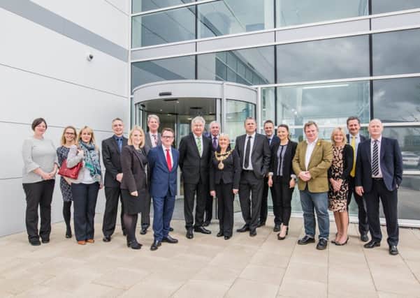 The official opening of Geberit's new UK headquarters.