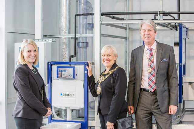 The official opening of Geberit UK headquarters in Warwick.