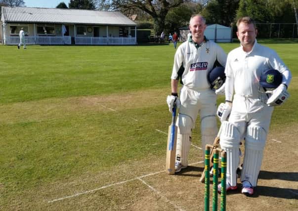 Norton Lindsey & Wolverton openers Martin Perfect and Steve Rushton. Picture submitted