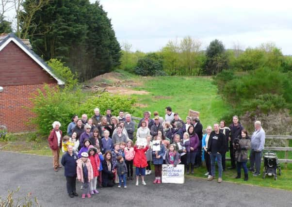 Residents of Barford campaigning against the Taylor Wimpey development.