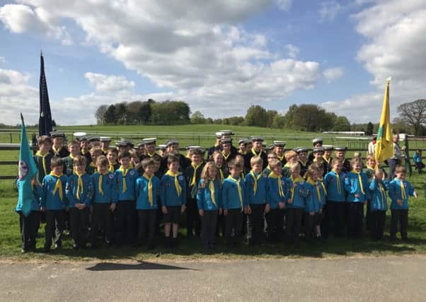 70 youngsters from the 2nd Warwick took part in the St George's Day Parade with eight other scout groups from across  the Warwick District.