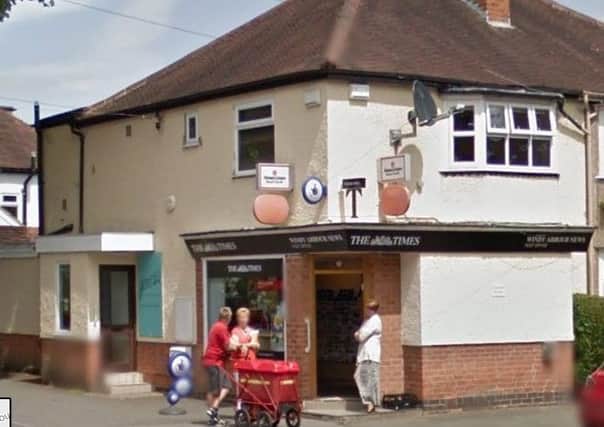 Windy Arbour News in Moseley Road. Copyright: Google Street View