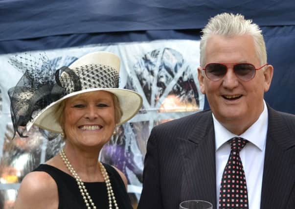 Alastair Pinnock with his wife Jackie.