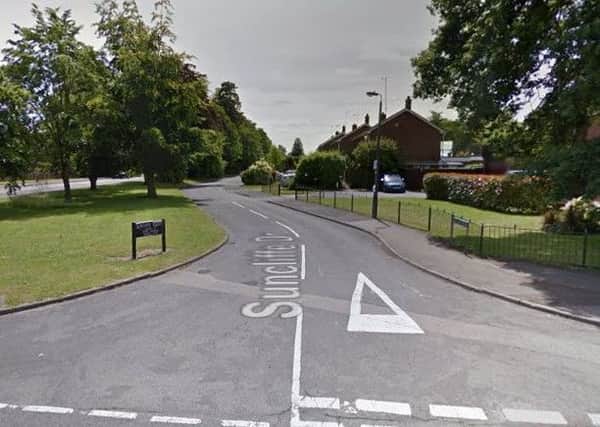 The entrance to Suncliffe Drive off Rouncil Lane. Copyright: Google Street View