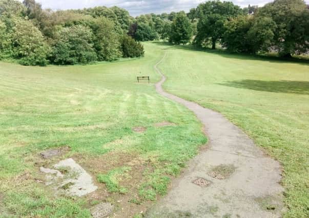 The problem path in Abbey Fields