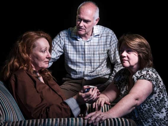 Lorna Middleton as Kate, Rod Wilkinson as Deeley and Mary MacDonald as Anna