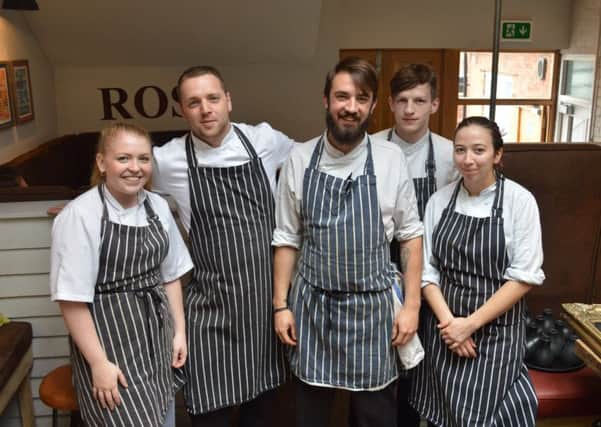 Some of the finalist team from the Rose and Crown.