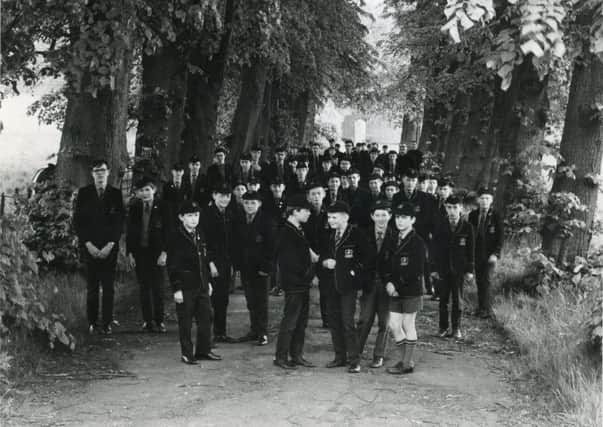 The first pupils at Princethorpe College