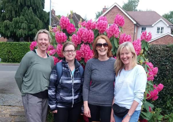 Helen Venn will be joined by three other women from Warwickshire for the Cotswold Way walk.