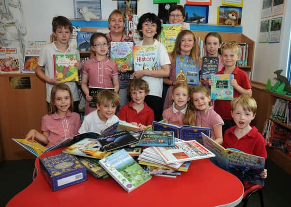 Cubbington C of E Primary school carried out their sponsored read from 27th April to 7th May. The school raised more than Â£900 as children from all years within the school took part in this sponsored read / listen event. 
As part of the Usborne RSR programme the school will now receive an additional 60% in free books for the school.
Mrs Jane Edmonds (Assistant Head) and Fiona Henshaw from Usborne are pictured with some of the children.
MHLC-20-06-17 Free books NNL-170620-221328009