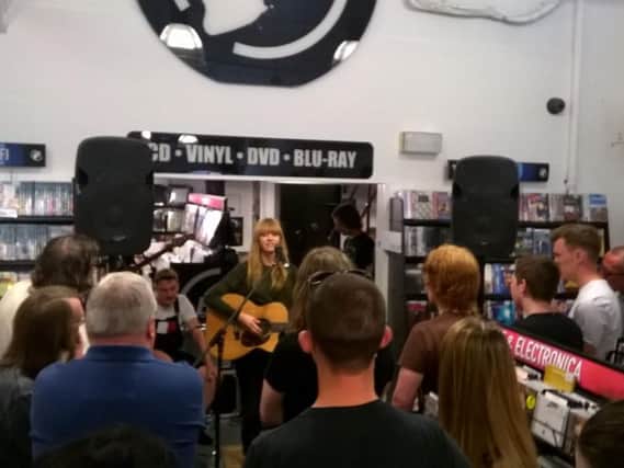 Lucy Rose performs in Leamington music shop Head
