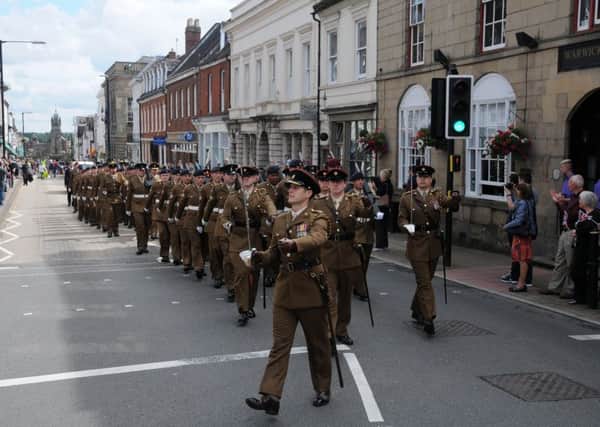 The Kineton Freedom Parade saw around 80 troops marching through Warwick on Saturday.
MHLC-22-07-27-KinetonFreedomParade NNL-170722-213503009