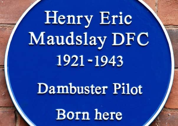 The Blue Plaque for Henry Maudslay. Photo by Allan Jennings.