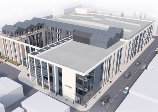 CGI of the main aerial view of the new Warwick District Council HQ. NNL-170522-165640001