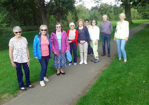Walkers on the 'Walking for Health' scheme