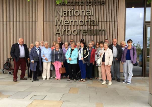 Warwick Poppies 2018 committee organised a trip to the National Memorial Arboretum last week.