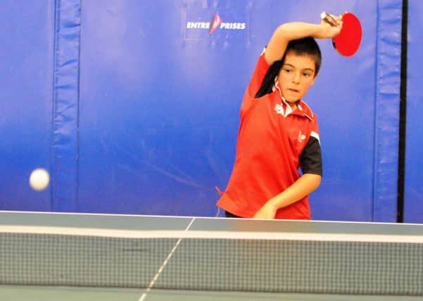 Dan Stone got to the final of the beginners event where he lost out to Rugbys Oliver Ferguson. Picture: Morris Troughton