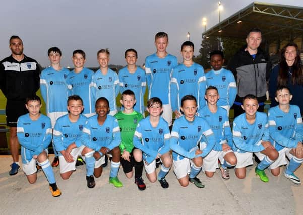 Rugby Town Valley Youth Under 13s, sponsored by Legends Barber Shop