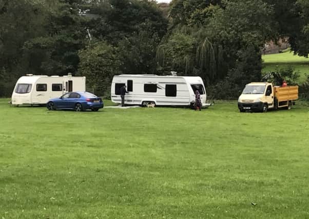 Some of the travellers on the fields