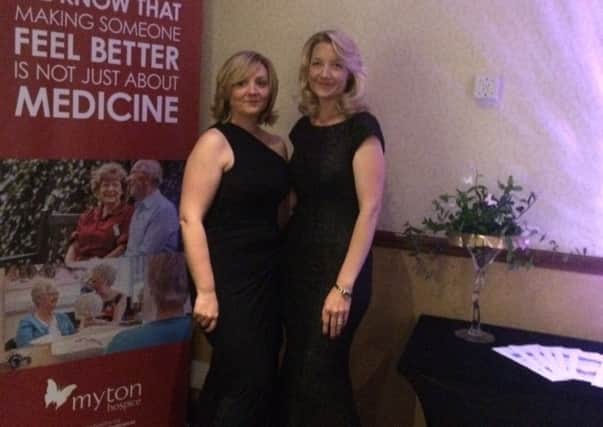 From left: Bernadette Smith and Michaela Robinson at the Butterfly Ball in 2015