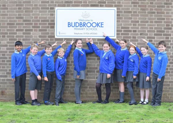 Pupils at Budbrooke Primary School.
