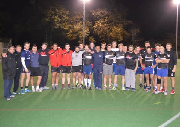 7s Touch teams, including Rugby School teachers and Newbold RFC, on Monday evening