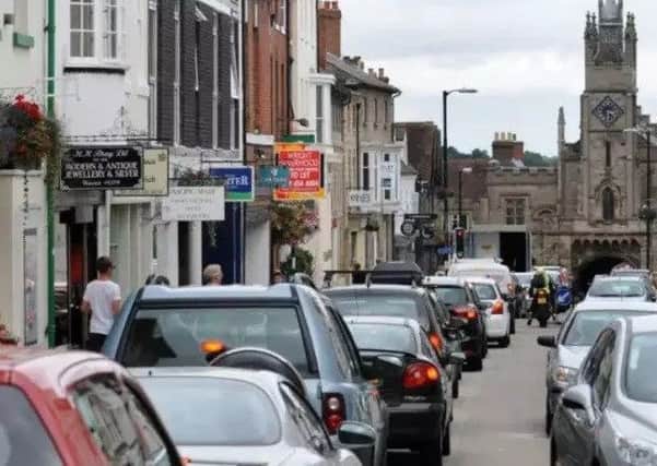 Warwick Town Centre GV.