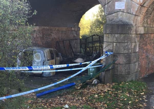 The scene after the crash. Photos: Warwickshire Fire and Rescue Service