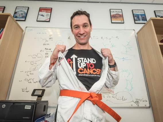 Prof Sebastien Perrier in his karate gear
