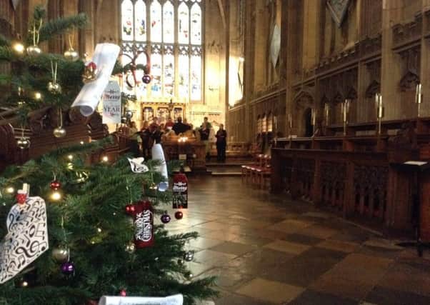 Christmas at St Mary's Church in Warwick.