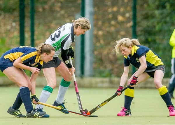 The ladies' 2nds in action against Hampton earlier this month